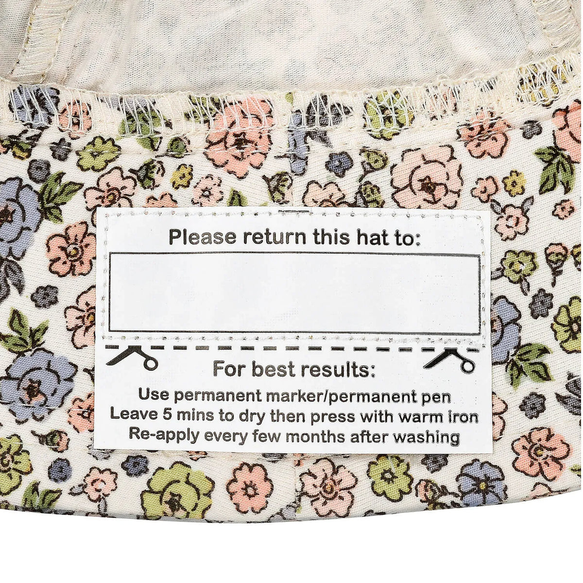 Bedhead Hats Toddler Bucket Sun Hat - Floret