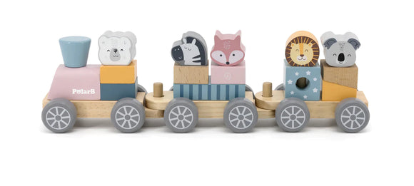 Stacking Train with Animals