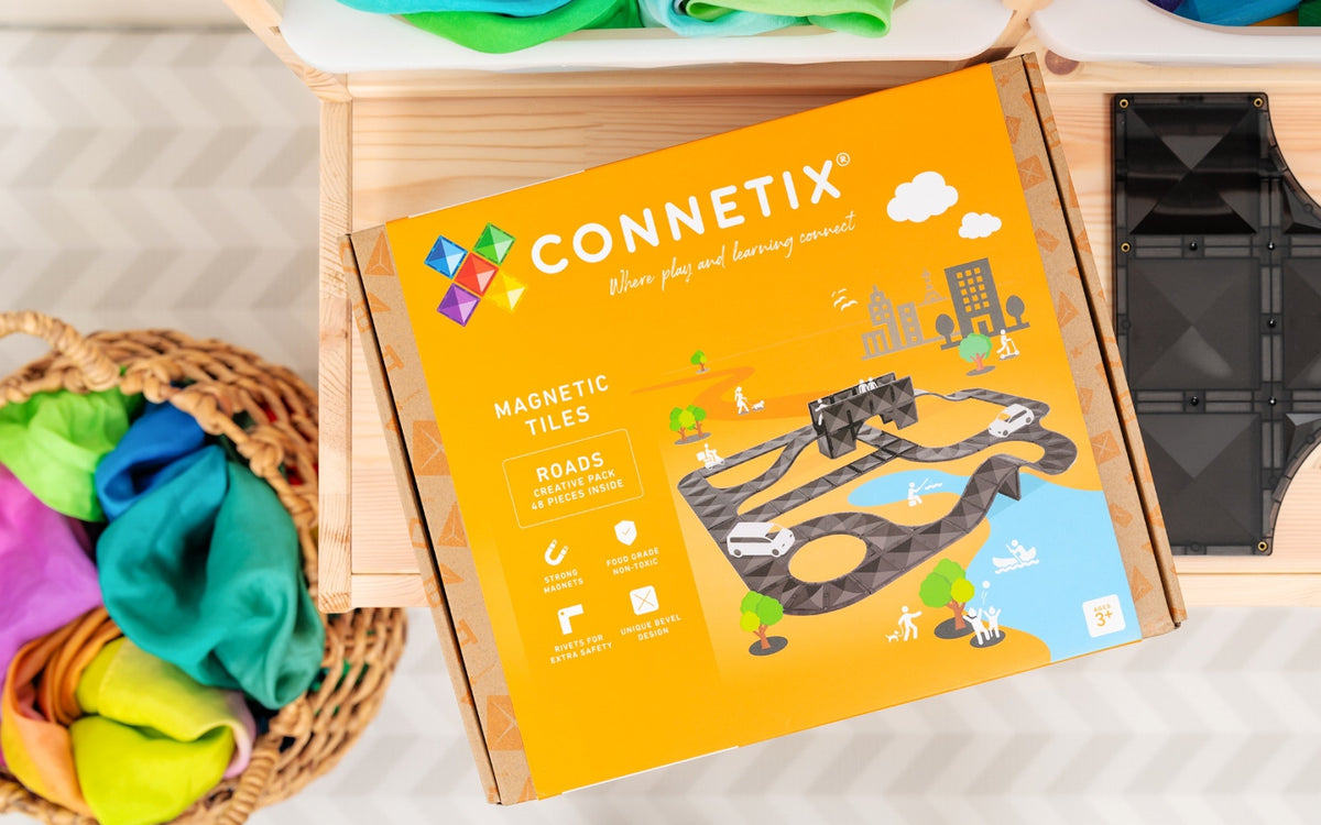 Connetix - Roads - 48 piece Creative Pack