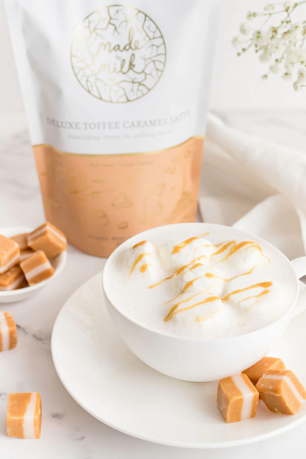 Made to Milk Deluxe Toffee Caramel Latte