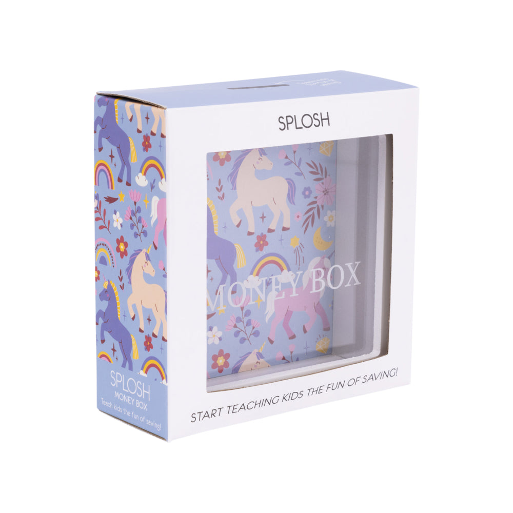 Splosh Money Box - Unicorn