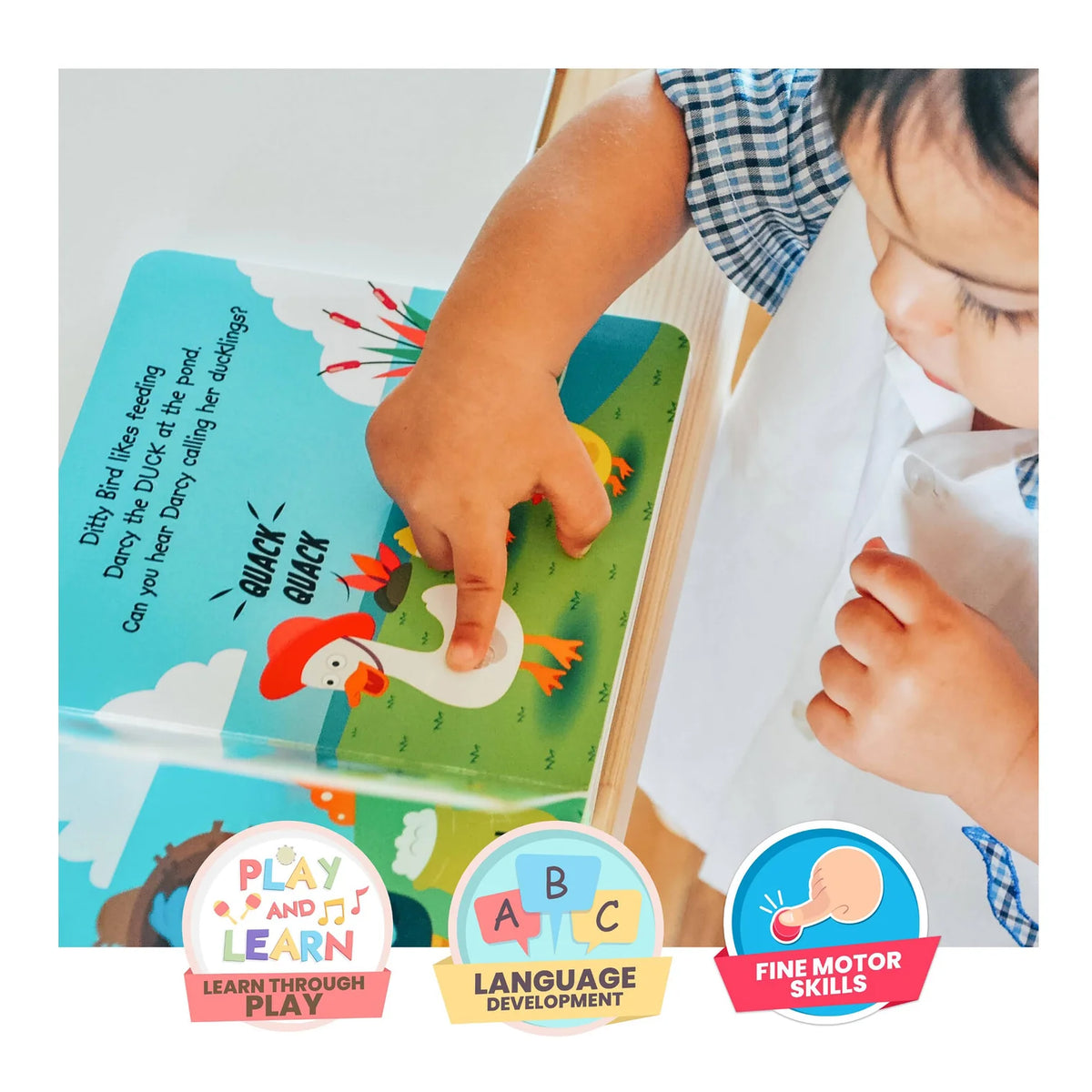 Ditty Bird Rechargeable Sound Book - Farm Animal Songs