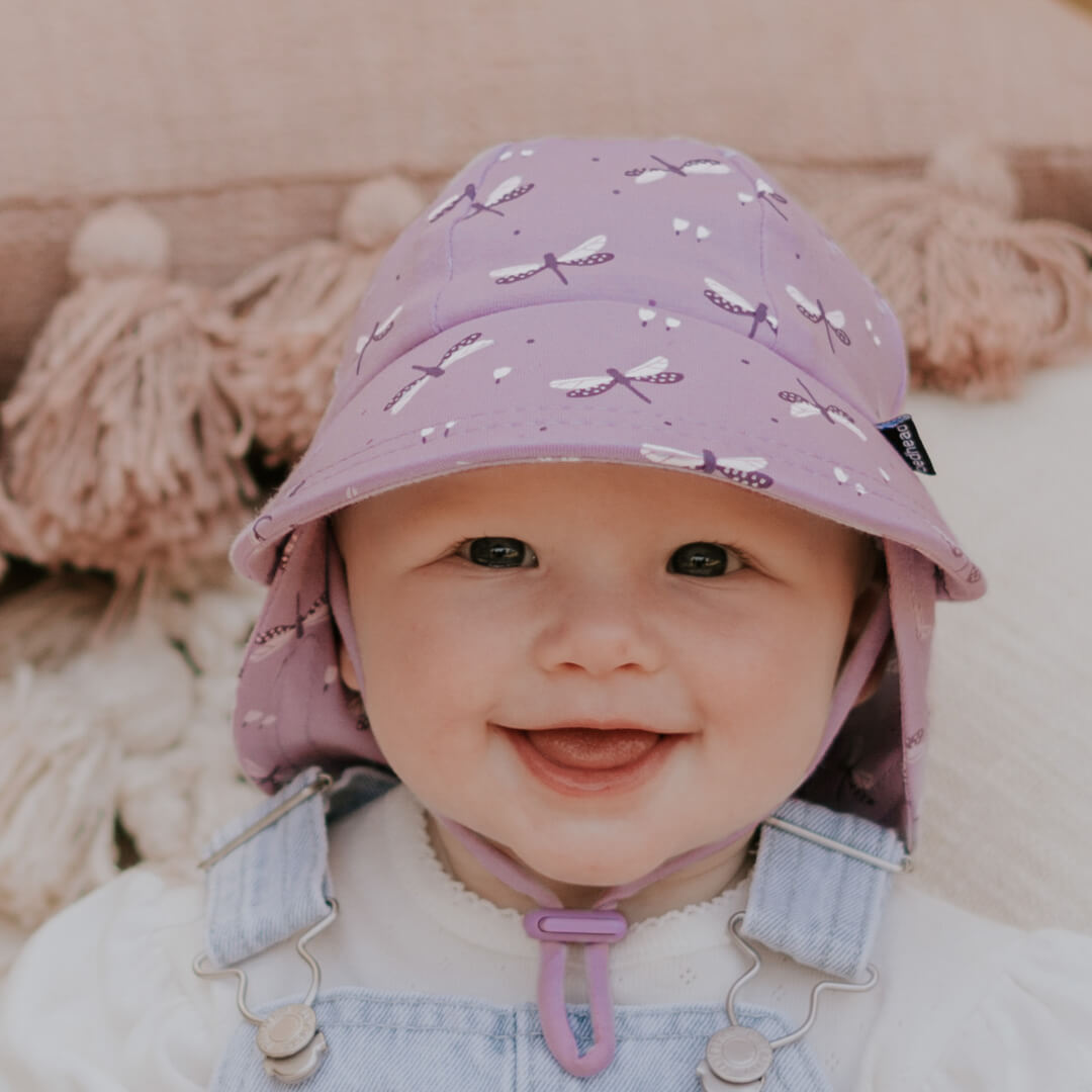 Bedhead Hats Legionnaire Flap Sun Hat - Dragonfly