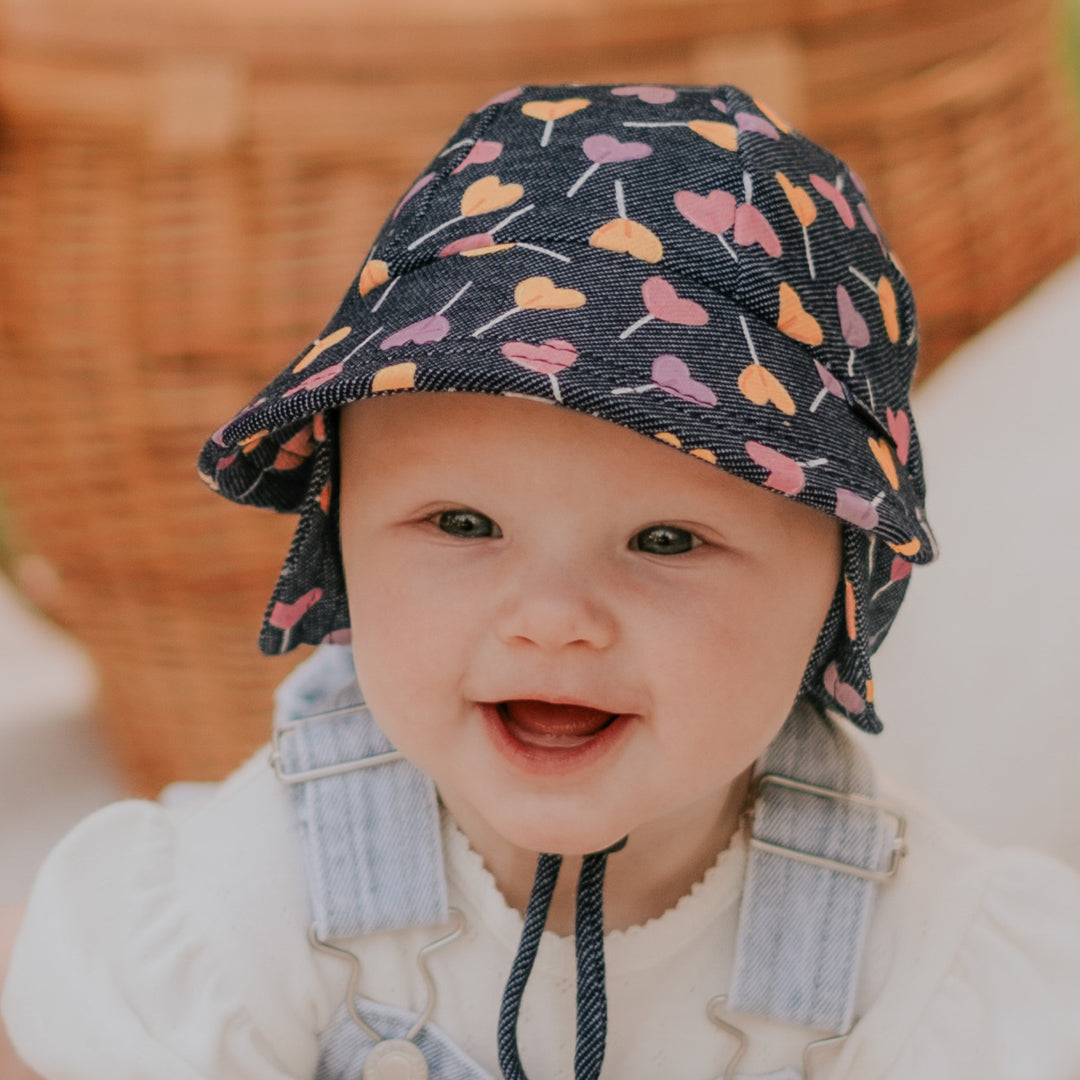 Bedhead Hats Legionnaire Flap Sun Hat - Lollipop