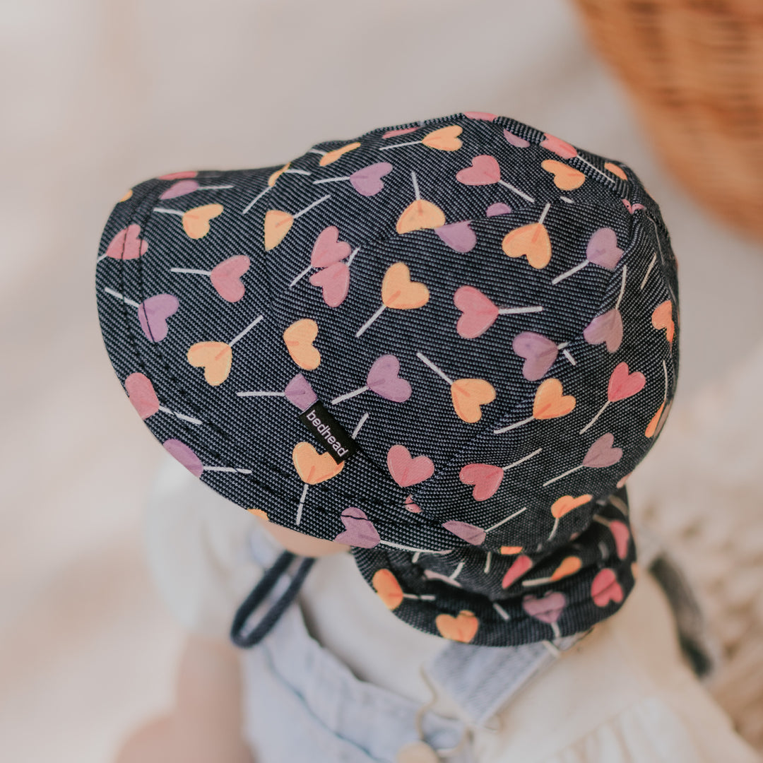 Bedhead Hats Legionnaire Flap Sun Hat - Lollipop