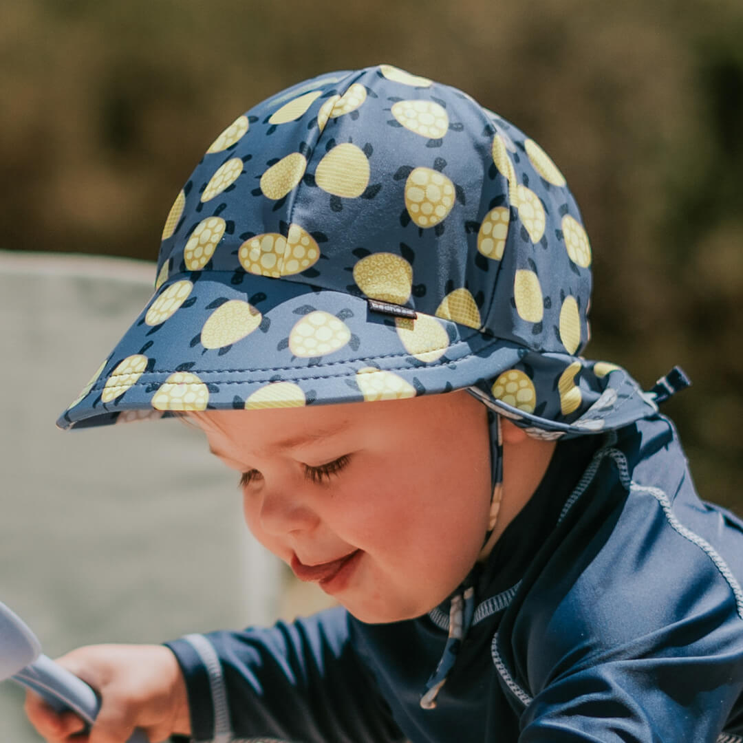 Bedhead Hats Kids Beach Swim Legionnaire Hat - Turtle