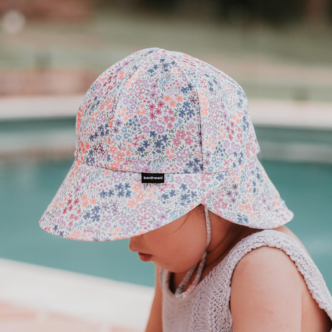 Bedhead Hats Kids Swim Legionnaire Hat - Blossom