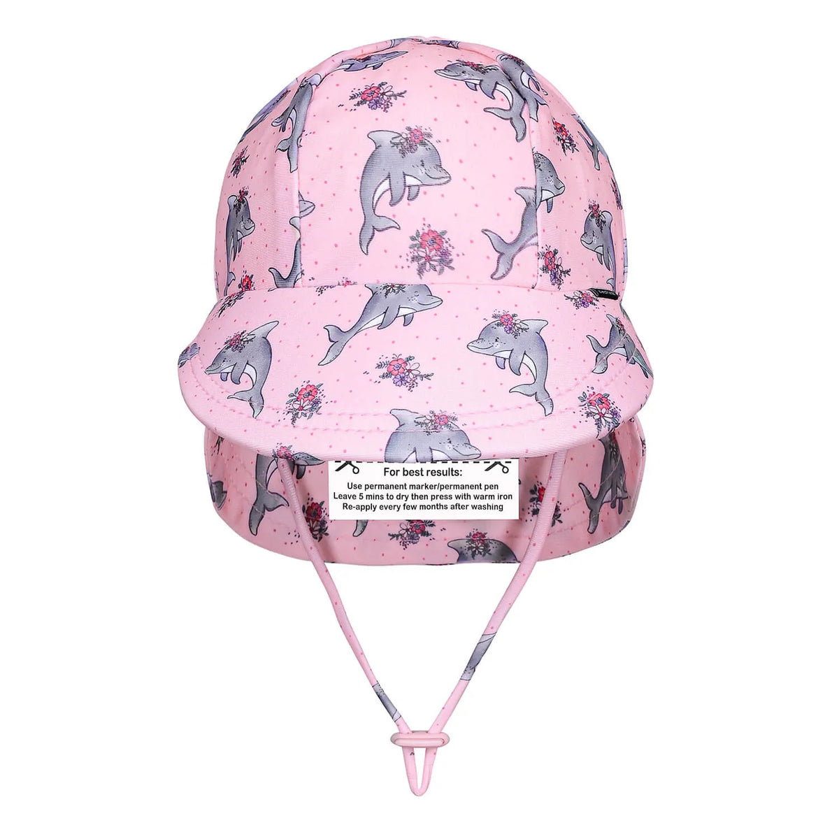 Bedhead Hats Swim Legionnaire Flap Beach Hat - Dolphin