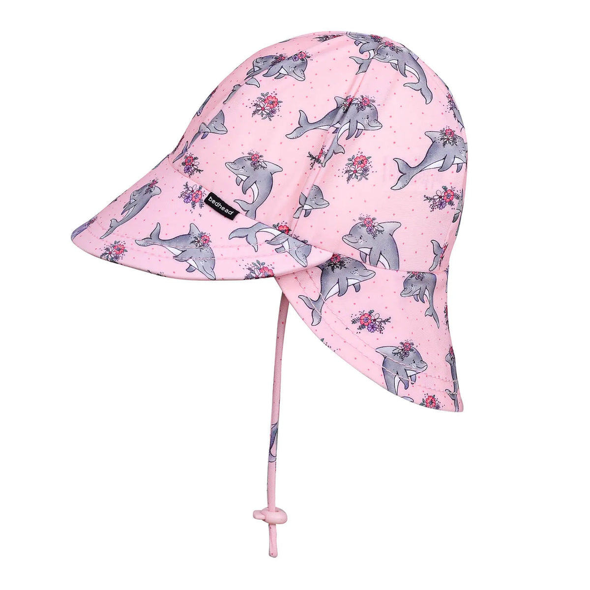 Bedhead Hats Swim Legionnaire Flap Beach Hat - Dolphin