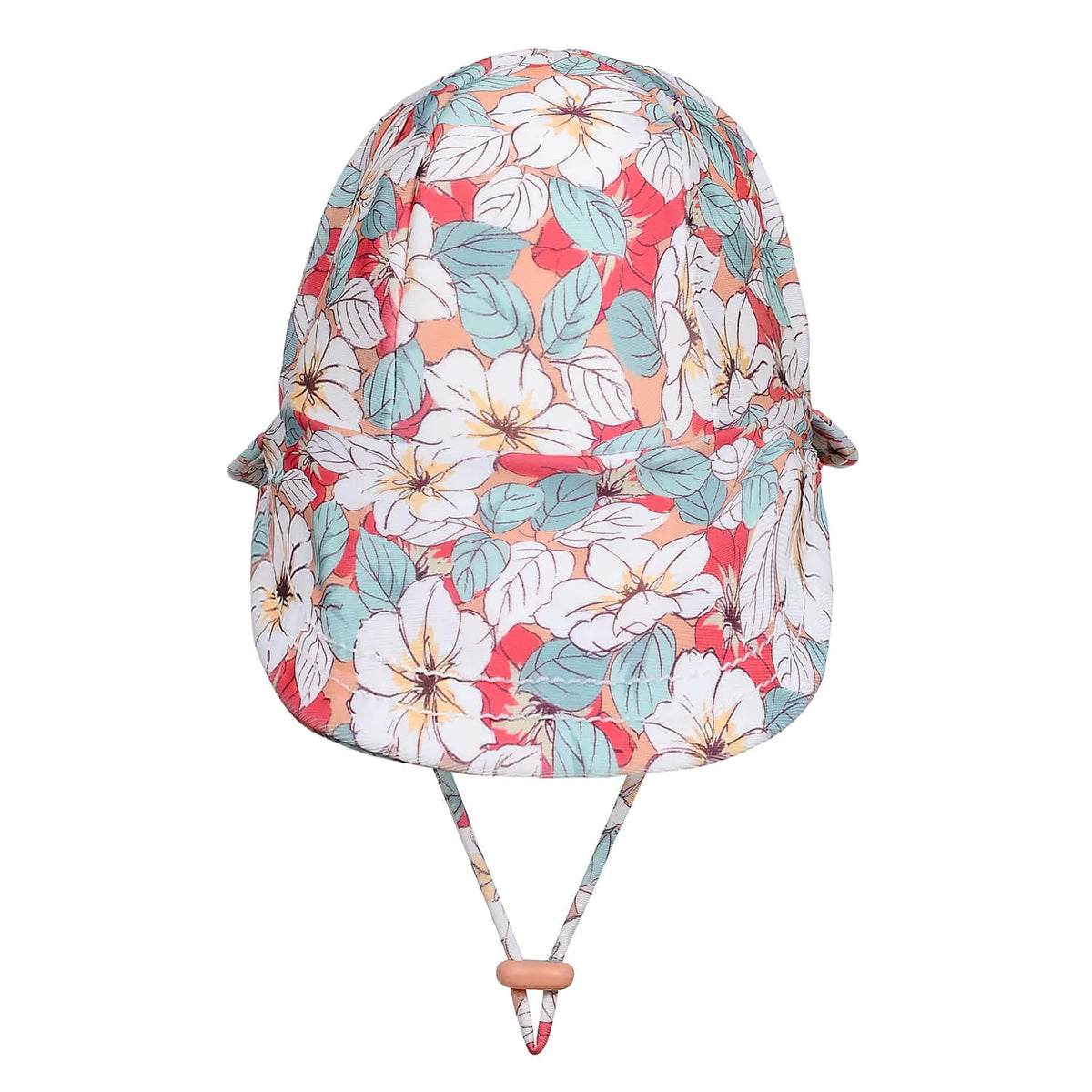 Bedhead Hats Swim Legionnaire Flap Beach Hat - Hibiscus