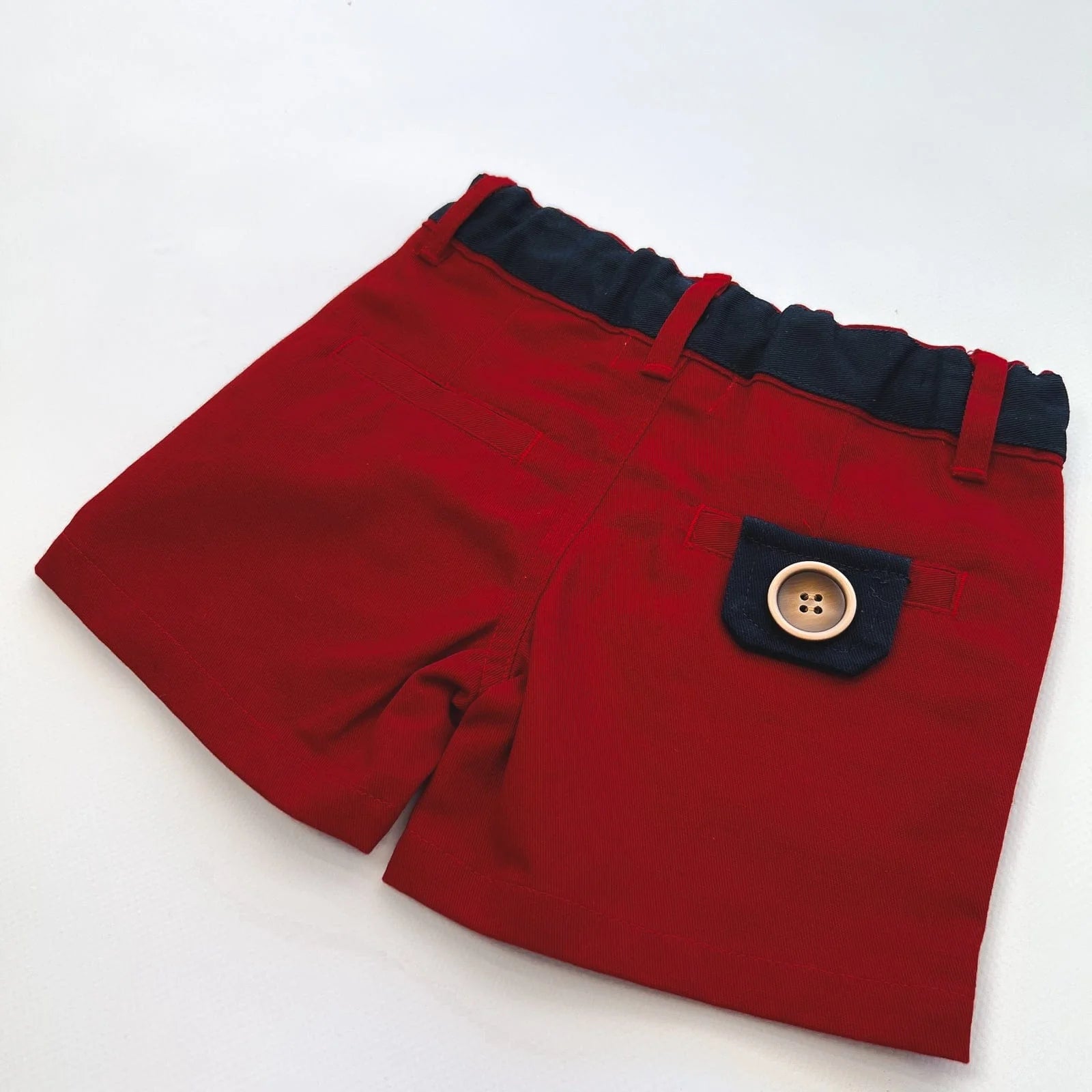 Baby boy 2025 red shorts