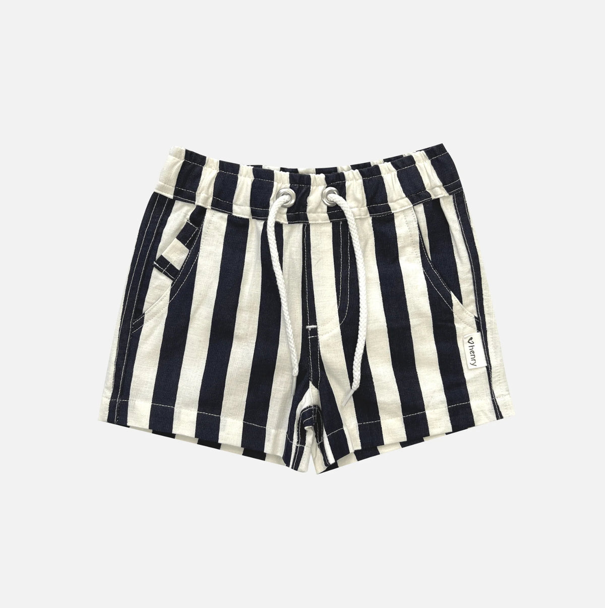 Love Henry Boys Sonny Shorts - Navy Stripe