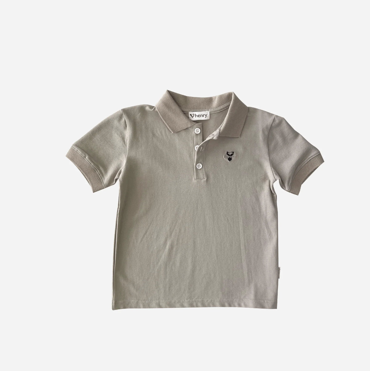 Love Henry Boys Polo Shirt - Dusty Beige