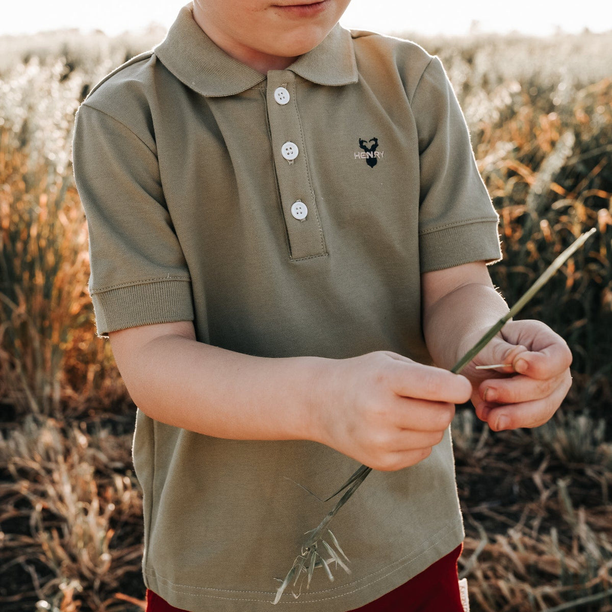 Love Henry Boys Polo Shirt - Green