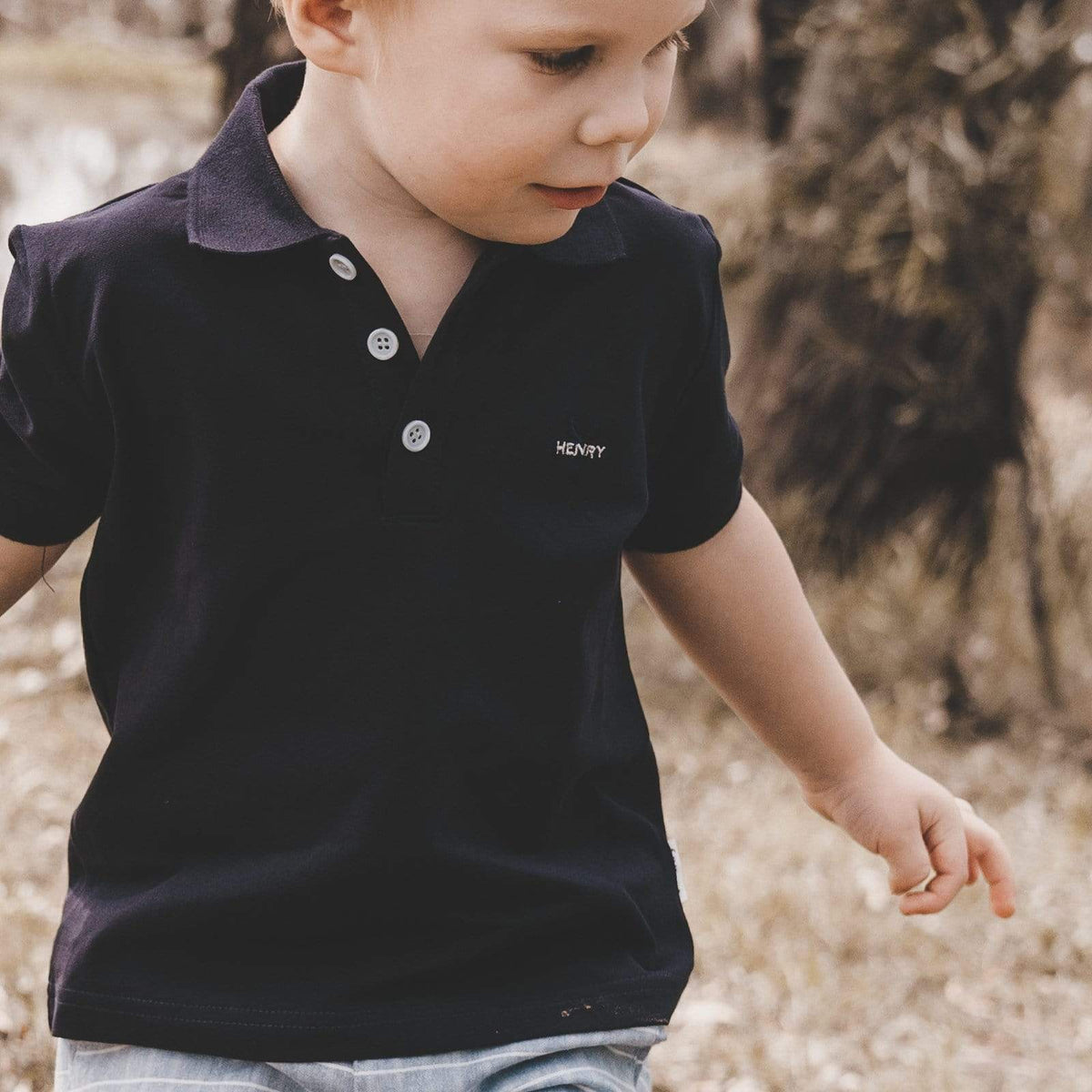 Love Henry Boys Polo Shirt - Navy