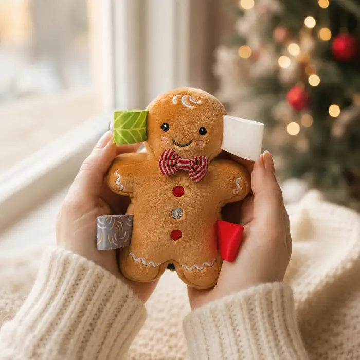 Mary Meyer Taggies Merry Mingle Gingerbread Rattle
