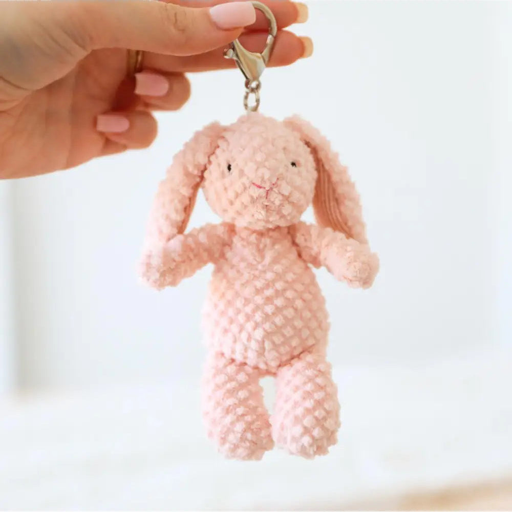 Mary Meyer Nubby Bunny Pink Bag Charm