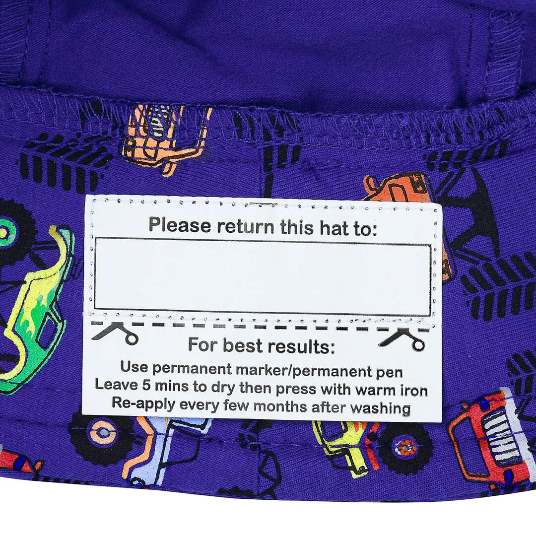 Bedhead Toddler Bucket Sun Hat - Monstertruck
