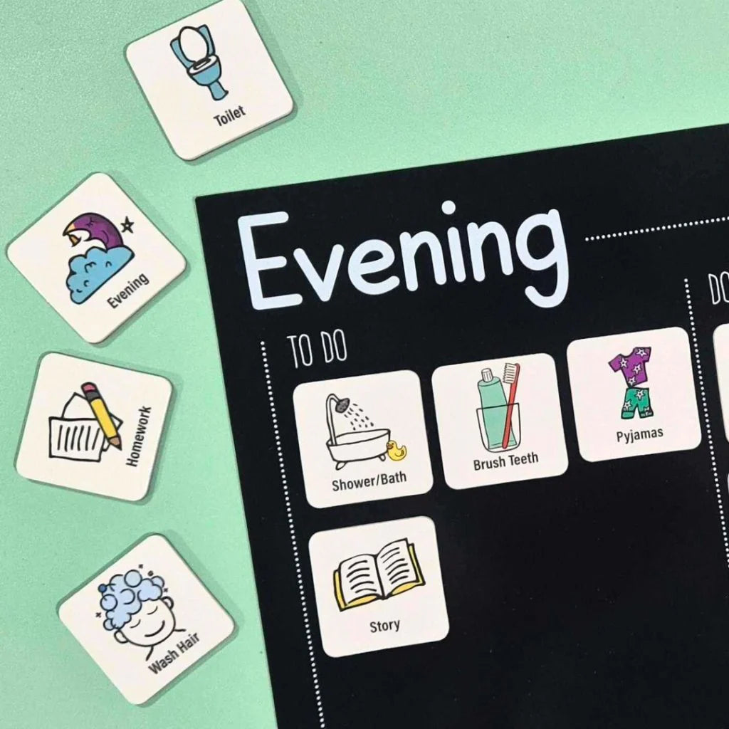 Prepp'd Kids Magnetic Morning & Evening Routine Set