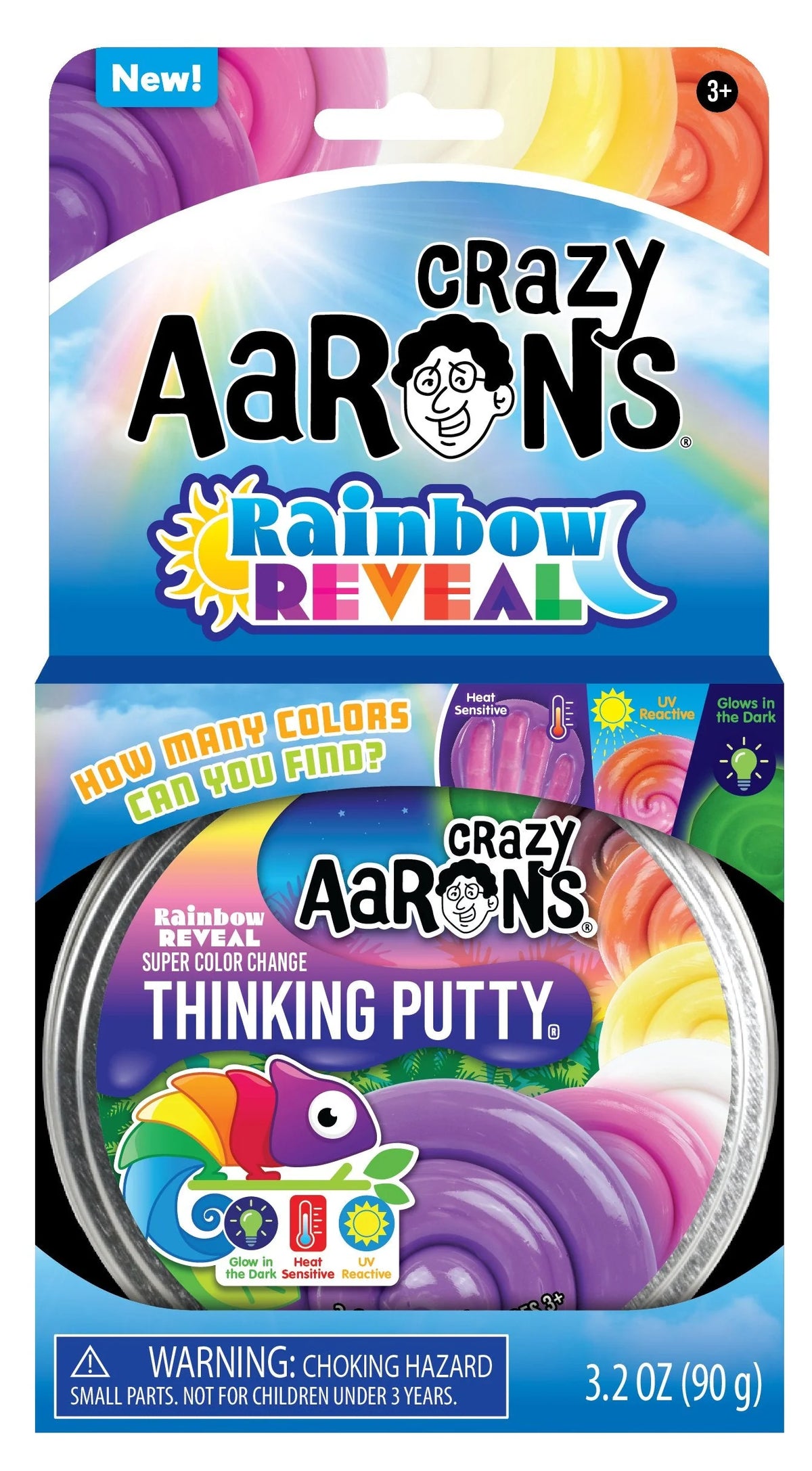 Crazy Aarons Thinking Putty - Rainbow Reveal