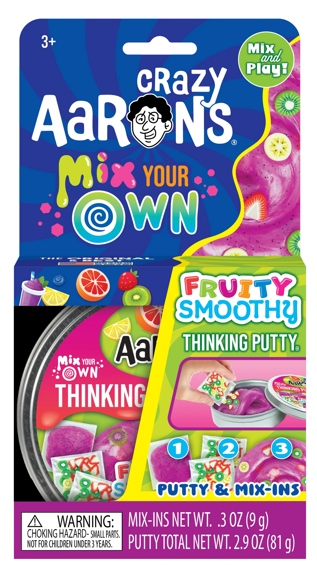 Crazy Aarons Thinking Putty - Mix It - Fruity Smoothy