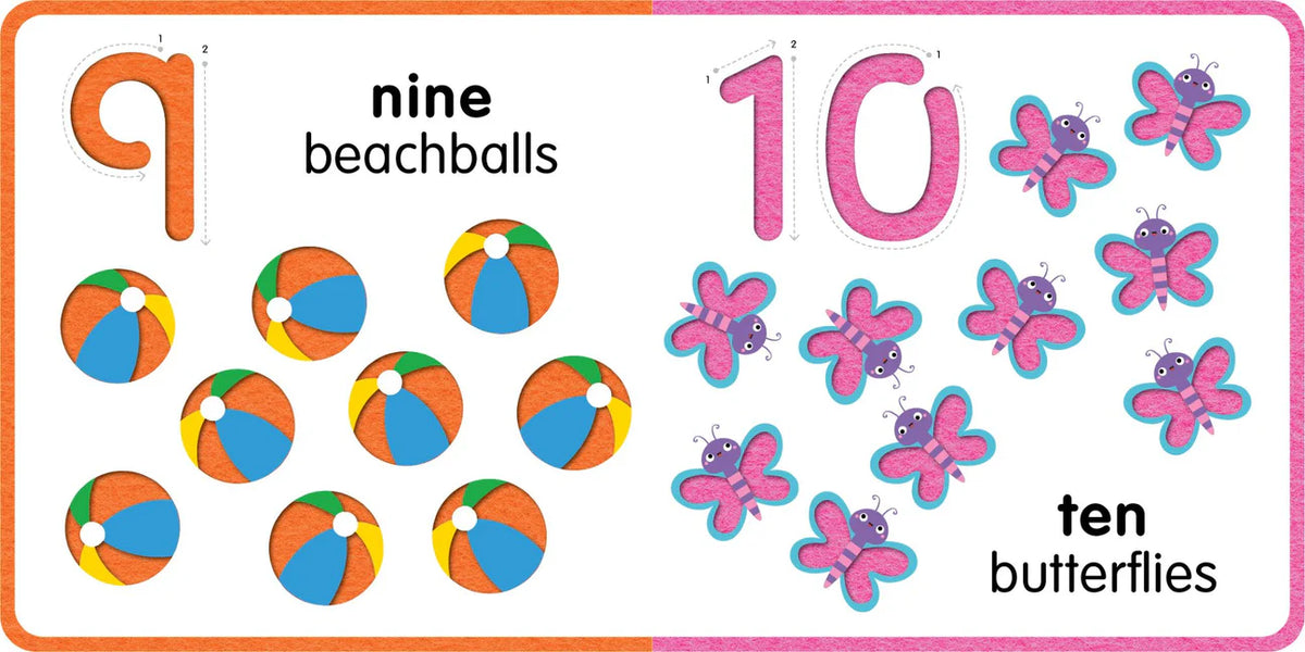 Chunky Felt Book - 123