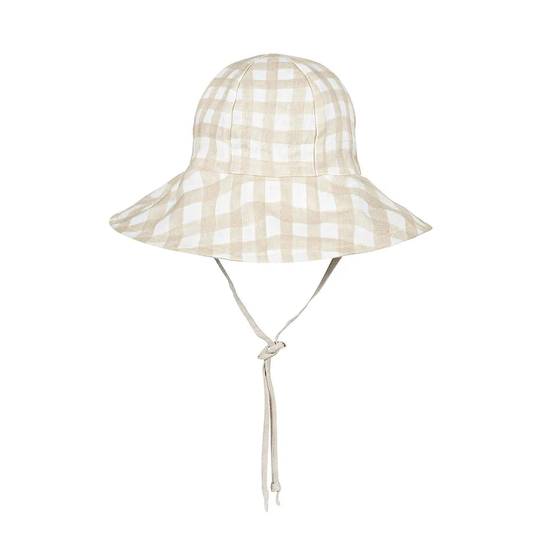 Bedhead Hats Wanderer Panelled Bucket Sun Hat - Flynn / Flax