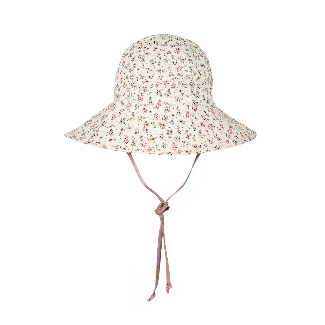 Bedhead Hats Wanderer Girls Reversible Panelled Bucket Sun Hat - Ruby/Rosa