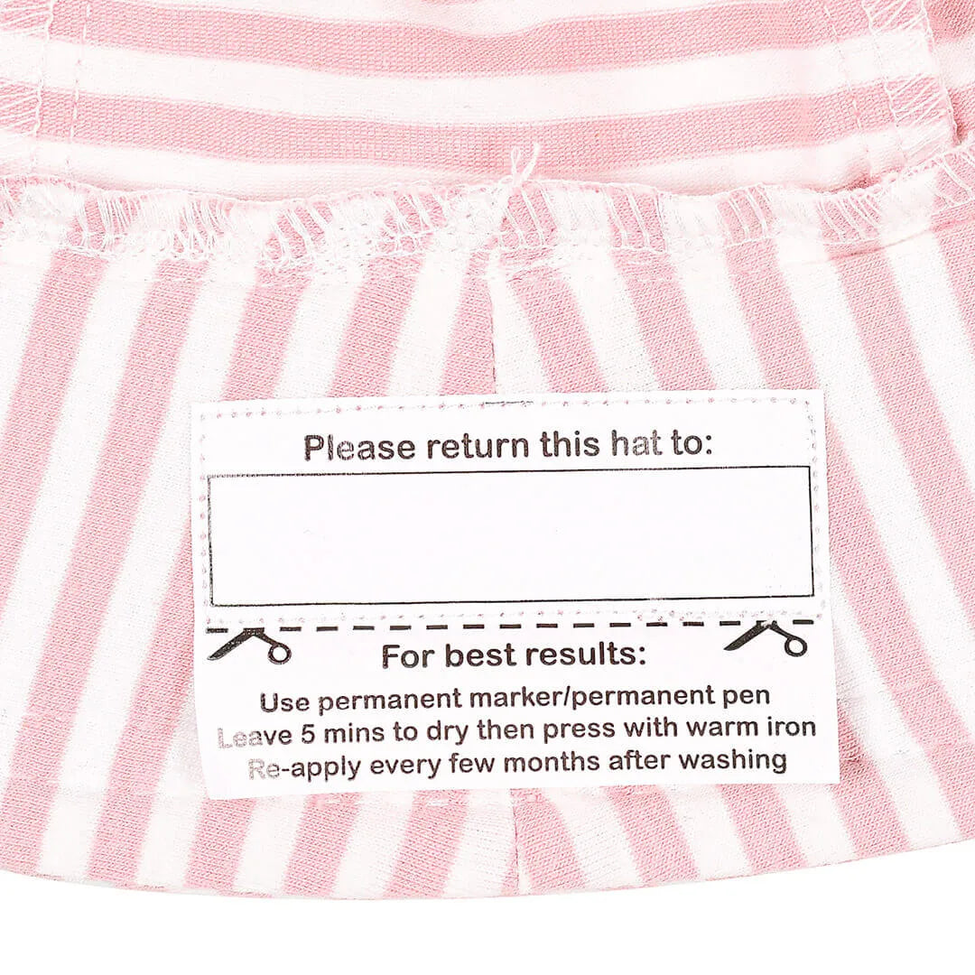 Bedhead Toddler Bucket Sun Hat - Pink Stripe