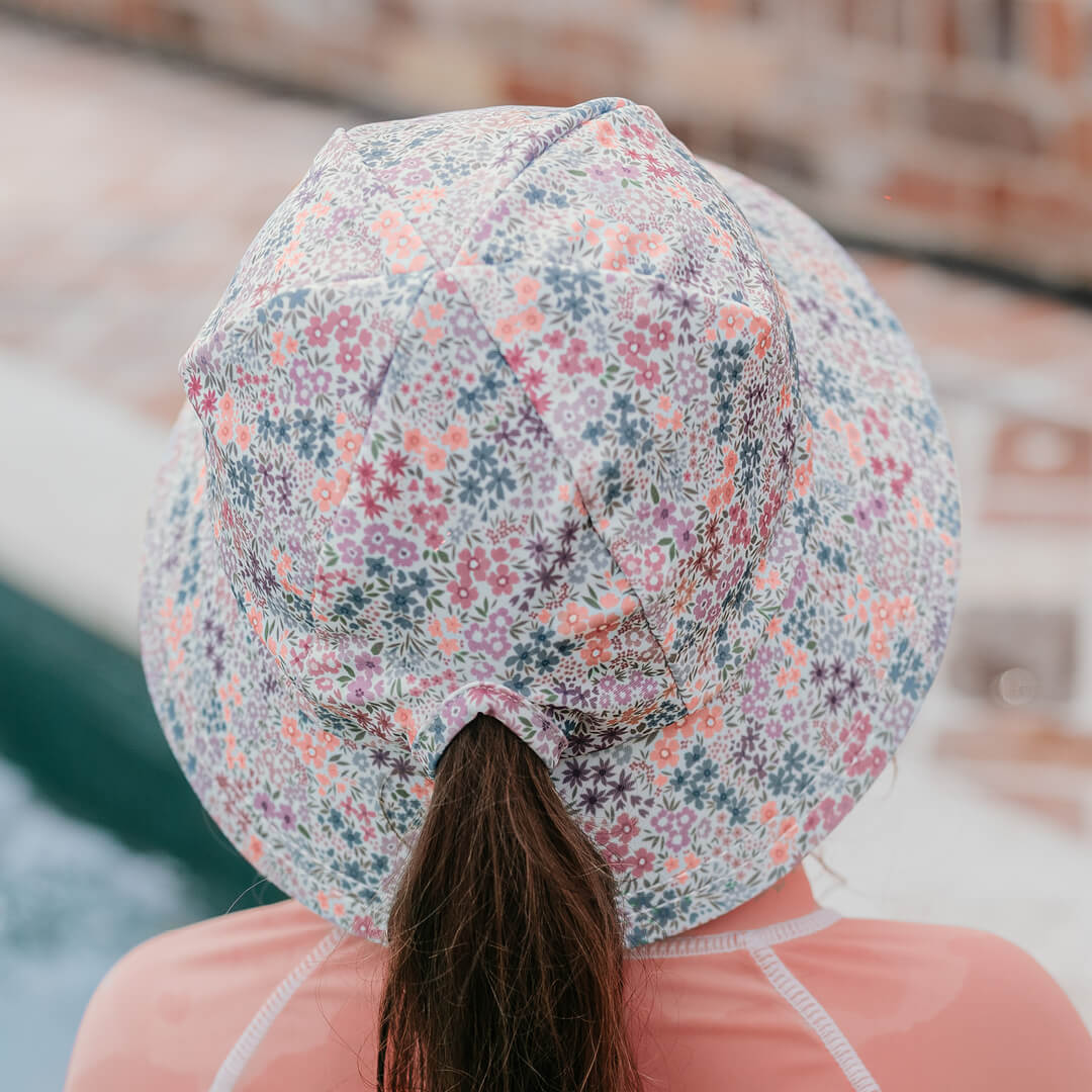 Bedhead Hats Ponytail Swim Bucket Hat - Blossom