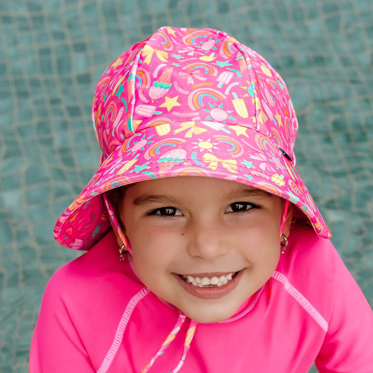 Bedhead Ponytail Swim Bucket Beach Hat - Summertime