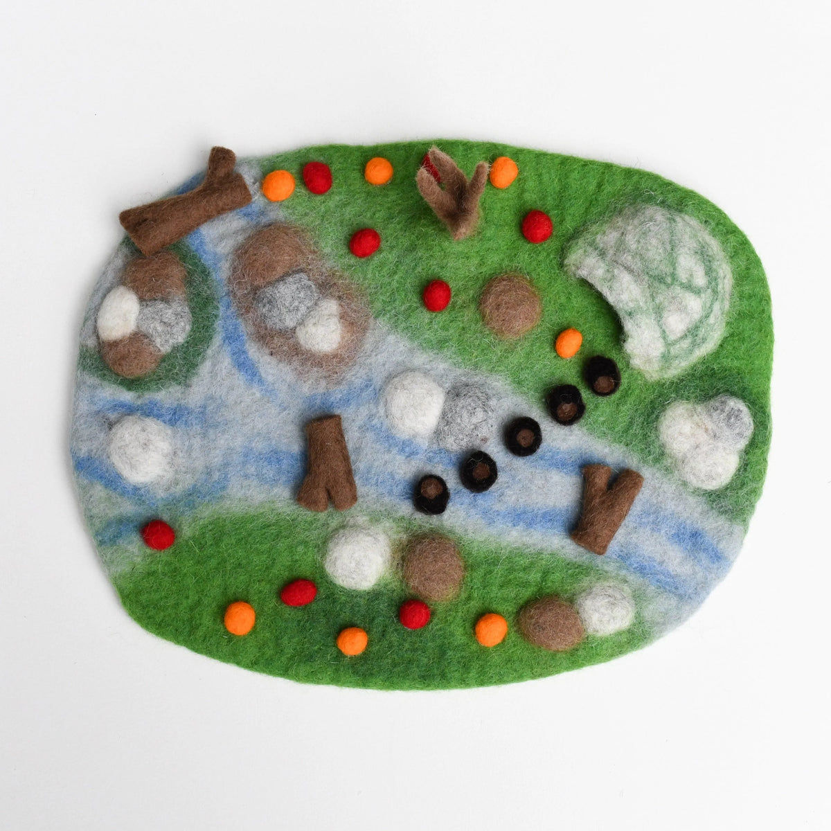 Tara Treasures Woodland River Play Mat Playscape