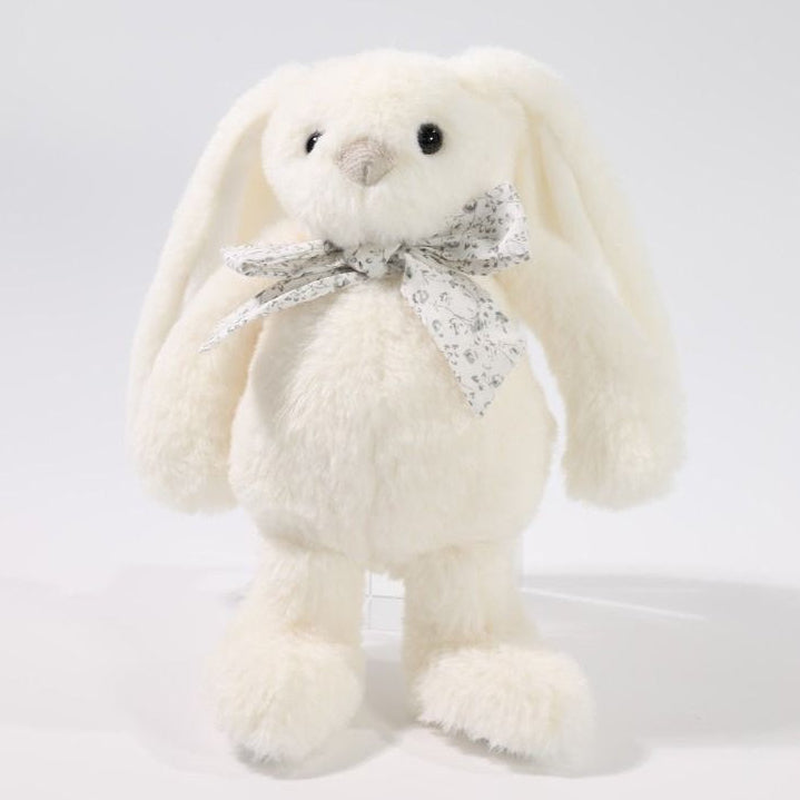 Cotton Candy Bunny With Floral Bow