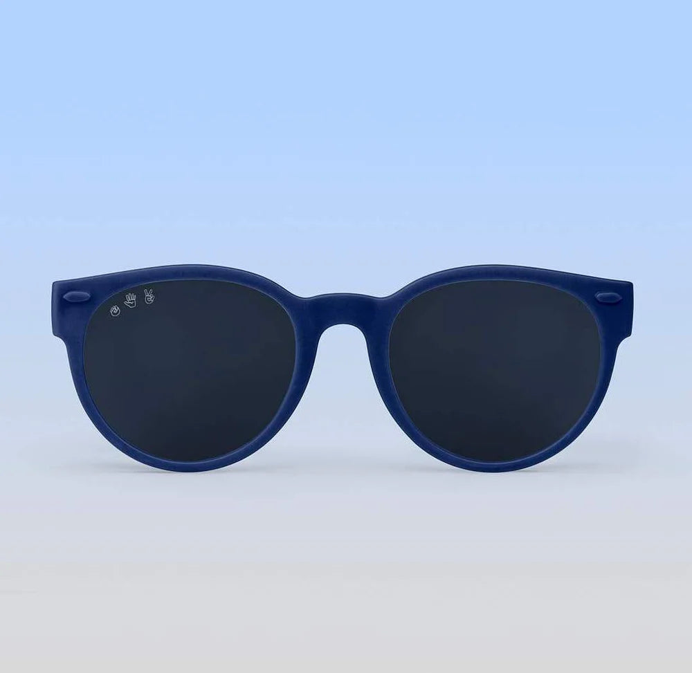 Roshambo Junior Round Sunglasses - Simon Navy