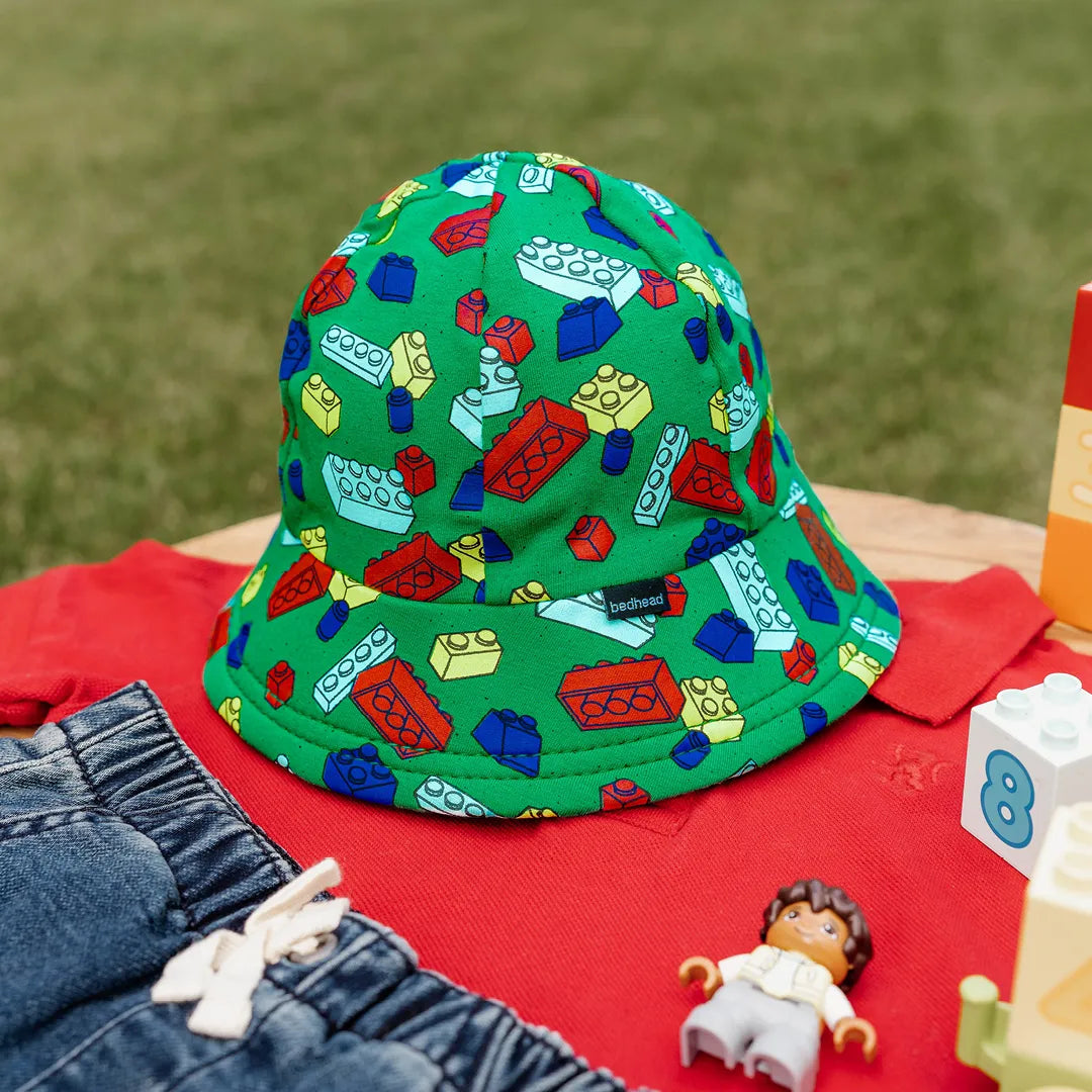 Bedhead Toddler Bucket Sun Hat - Blocks