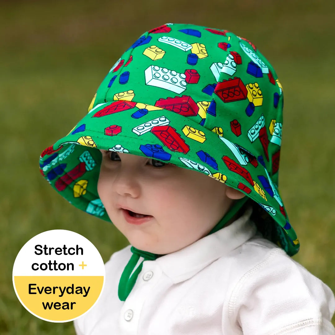 Bedhead Toddler Bucket Sun Hat - Blocks