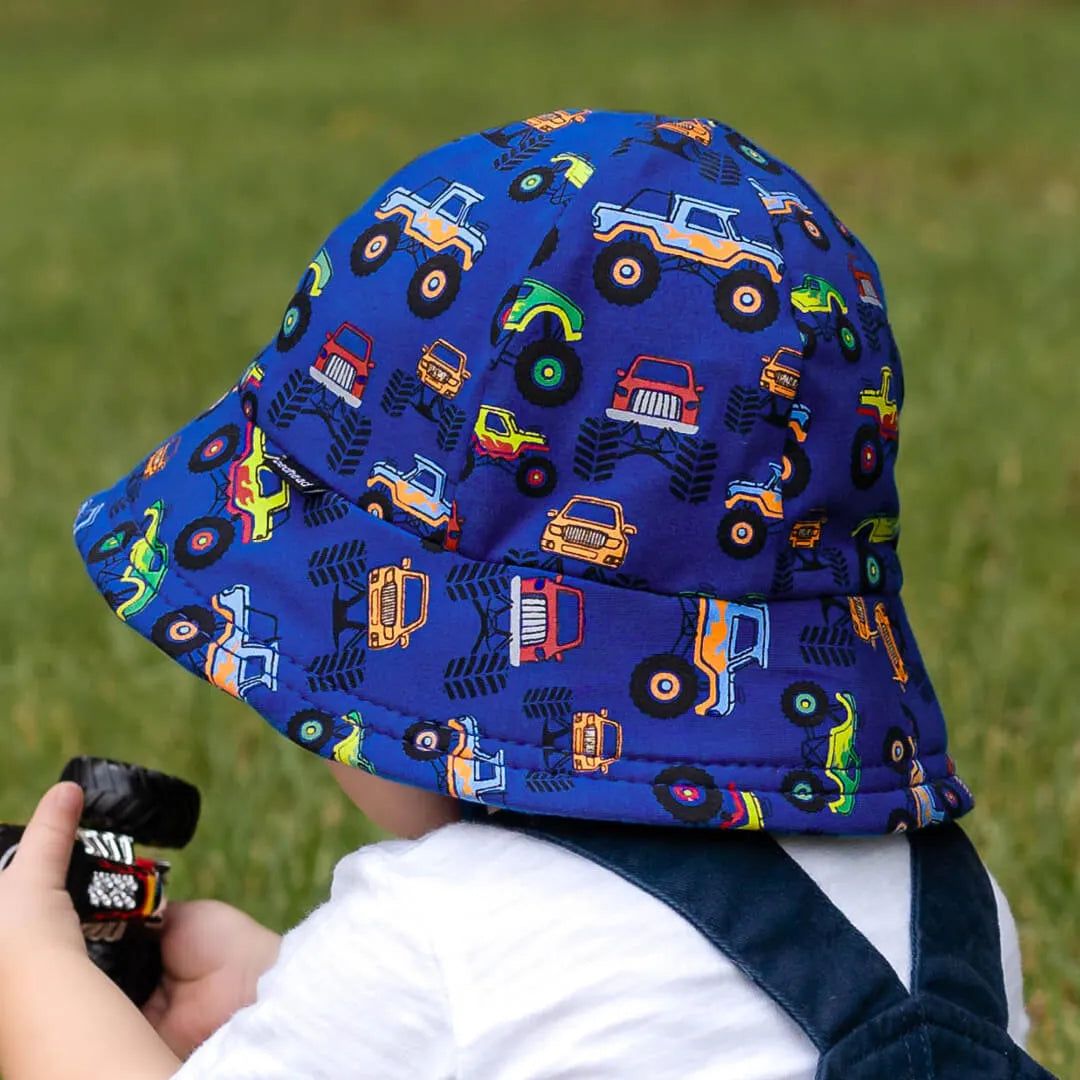 Bedhead Toddler Bucket Sun Hat - Monstertruck