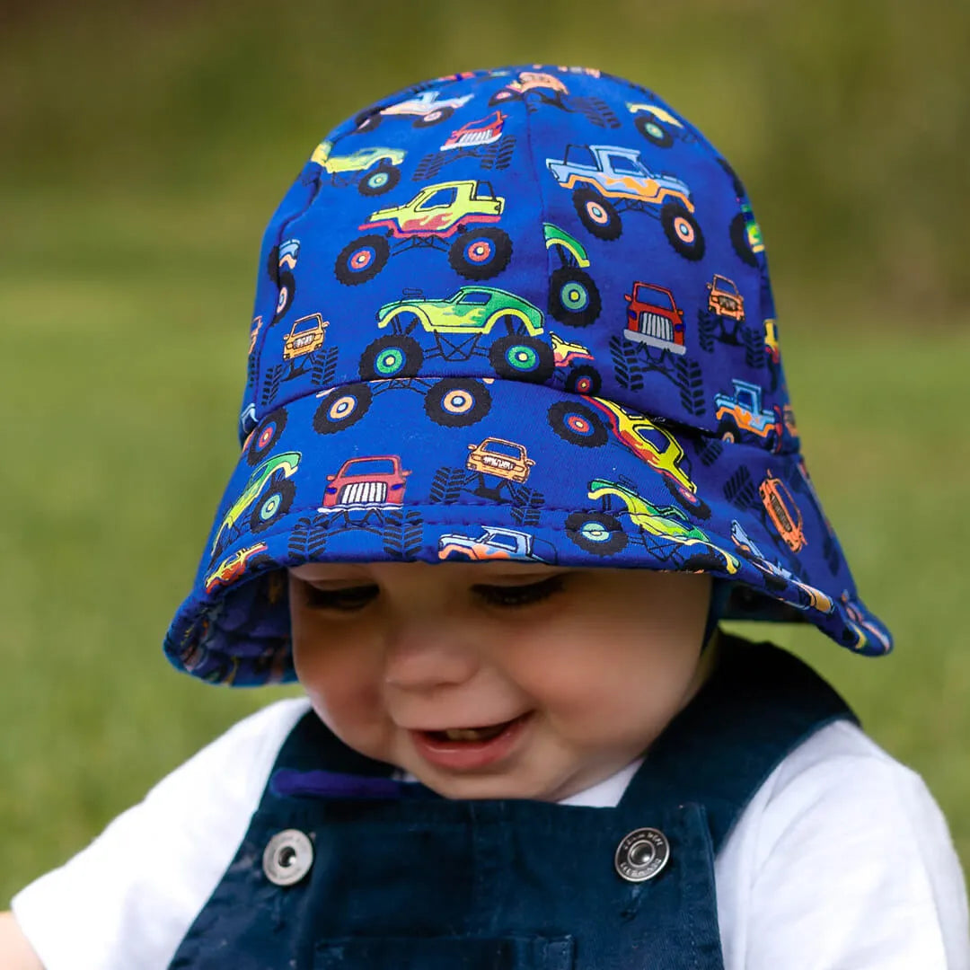 Bedhead Toddler Bucket Sun Hat - Monstertruck