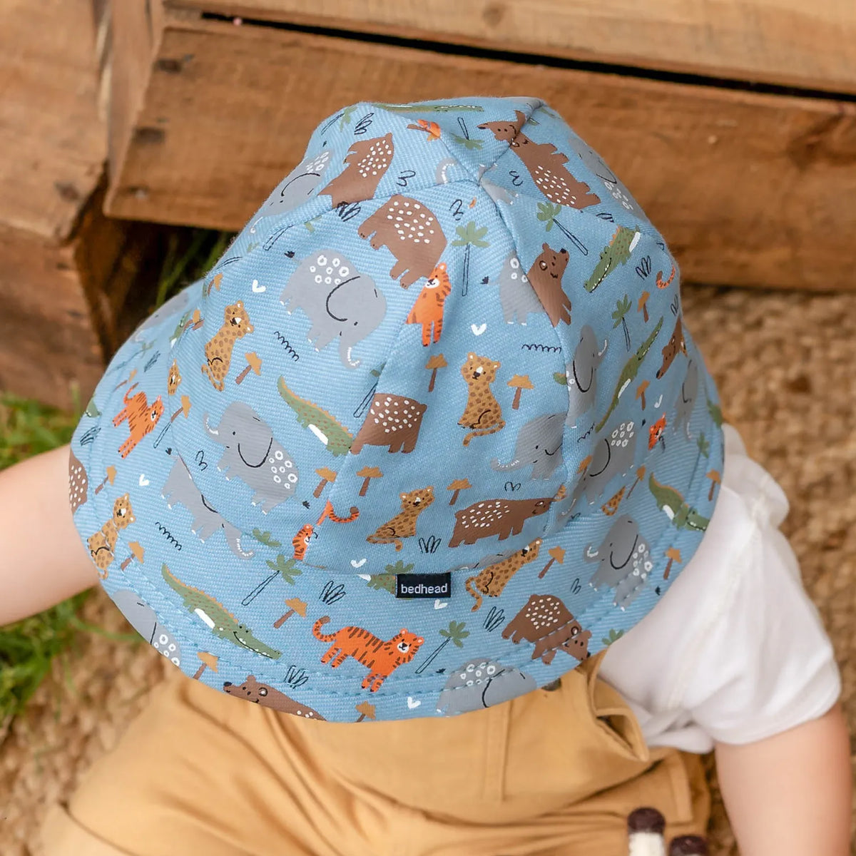 Bedhead Hats Toddler Bucket Sun Hat - Safari