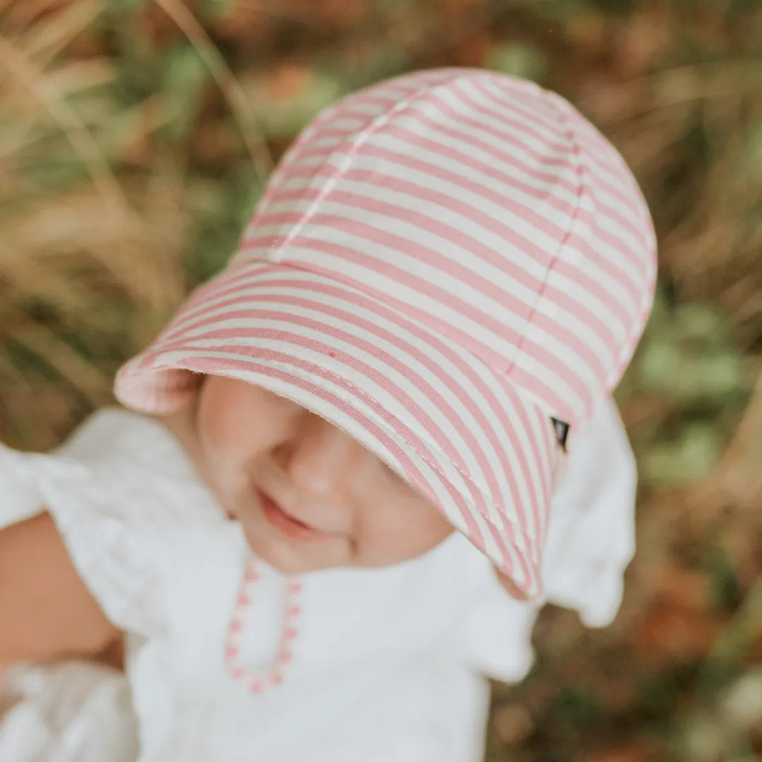 Bedhead Toddler Bucket Sun Hat - Pink Stripe