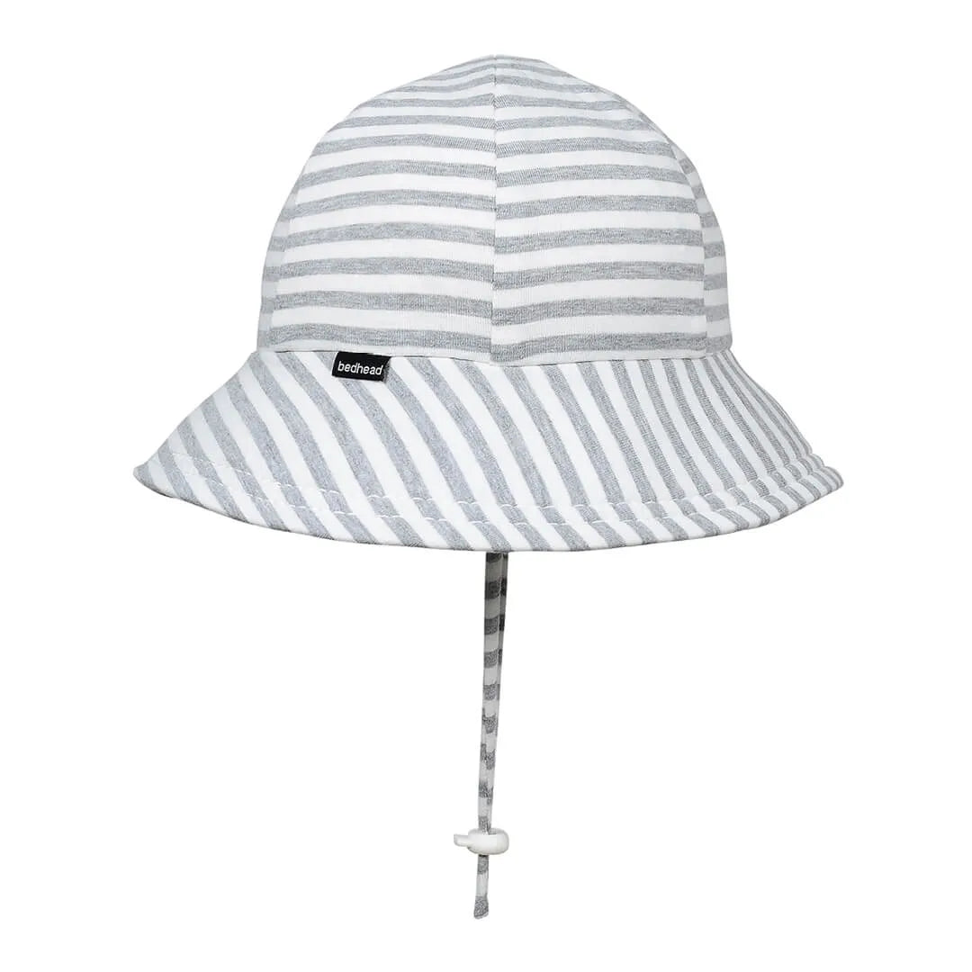 Bedhead Toddler Bucket Sun Hat - Grey Stripe