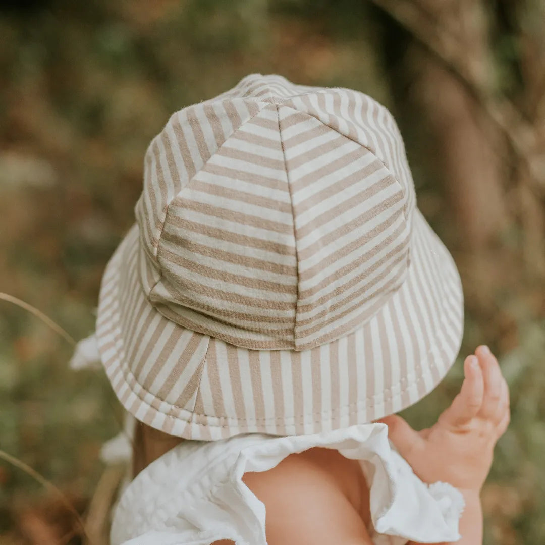 Bedhead Hats Toddler Bucket Sun Hat - Natural Stripe