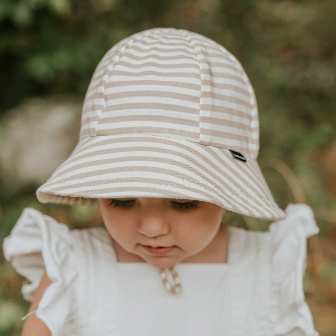 Bedhead Hats Toddler Bucket Sun Hat - Natural Stripe
