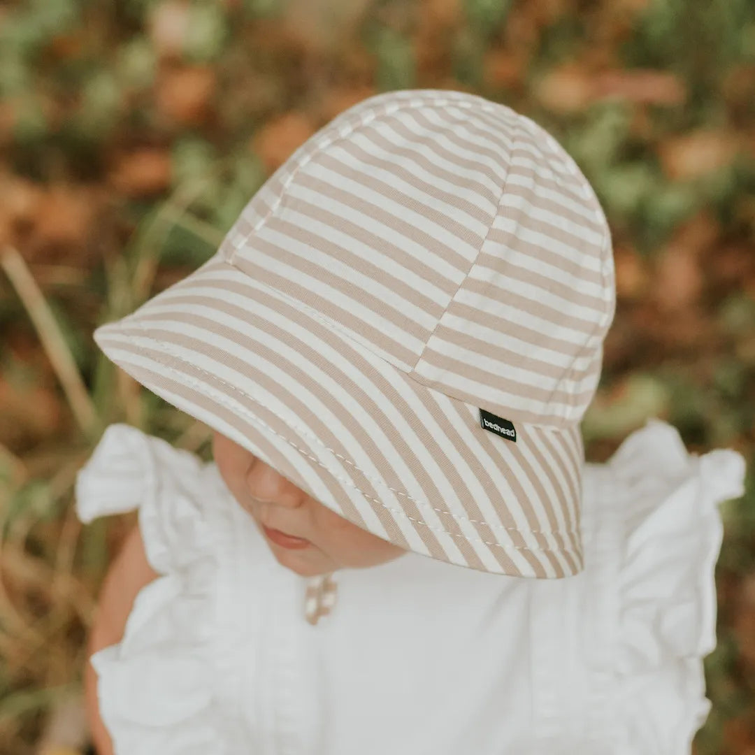 Bedhead Hats Toddler Bucket Sun Hat - Natural Stripe