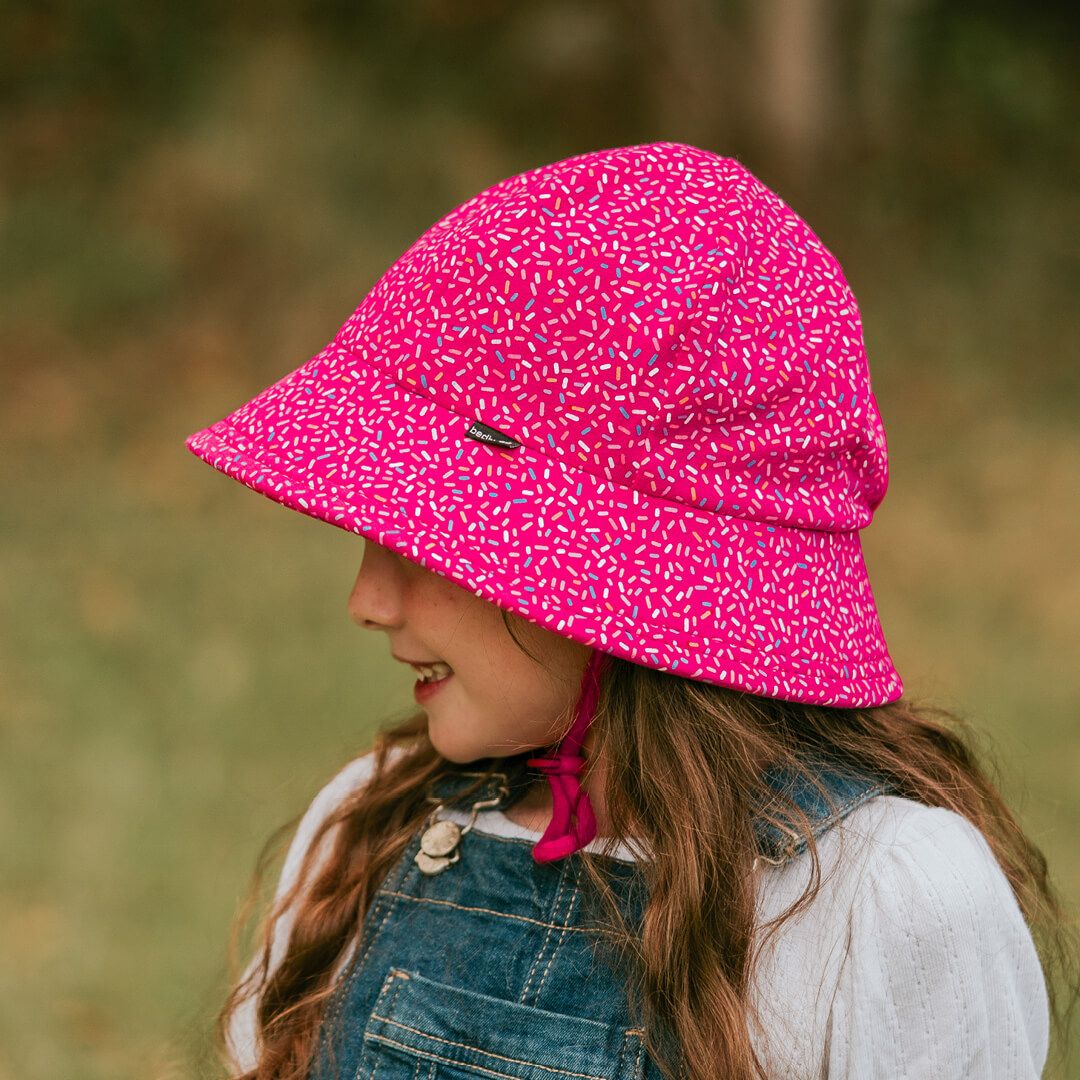 Bedhead Hats Kids Ponytail Bucket Hat -Sprinkle