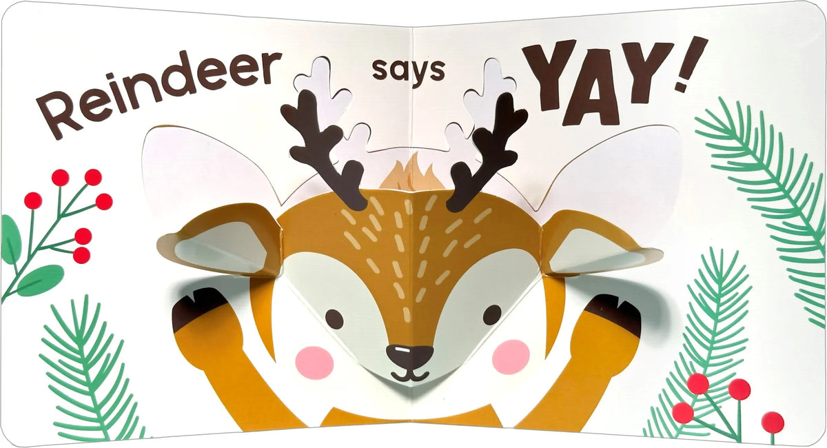 Mini Pops Pop up Board Book- Santa's Friends!