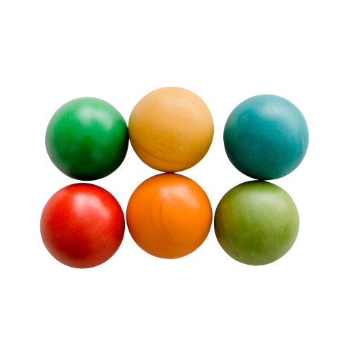 QToys Wooden Balls - Set of 6