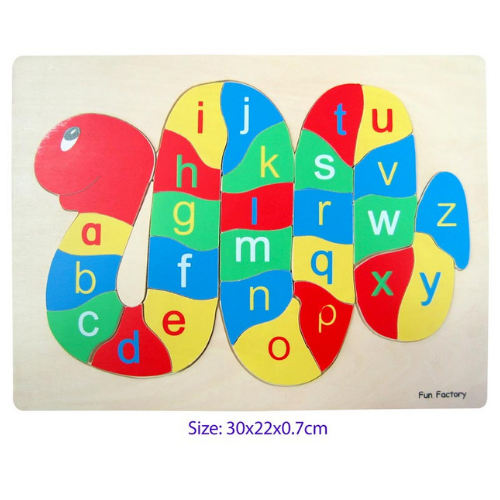 Alphabet Snake Puzzle