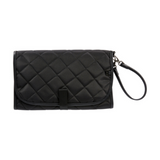 OiOi Change Clutch - Black Quilted