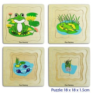 Layers Puzzle - Frog